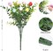 6 Bunches Artificial Eucalyptus Fake Greenery Boxwood Stems Fake Flowers Fake Plants Artificial Greenery Artificial Plants & Flowers Faux Flowers Outdoor Fake Plants Spring Decoration